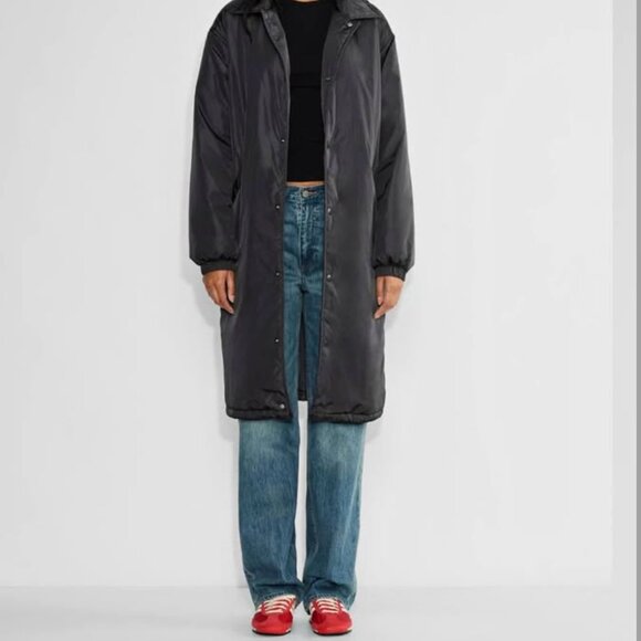 Aritzia TNA Coaches Long Jacket - Size 2 (8-10/M) - Picture 3 of 3